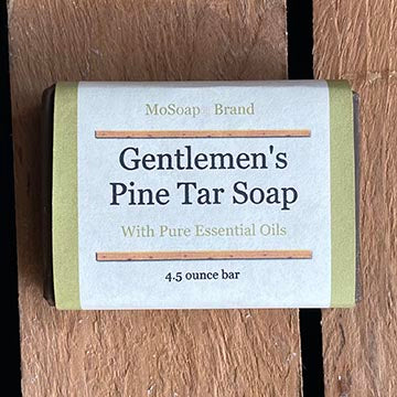 Packaging for Gentlemen Pine Tar Soap