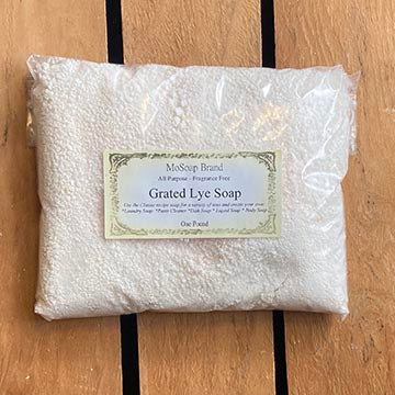 Fragrance free Grated Lye Soap