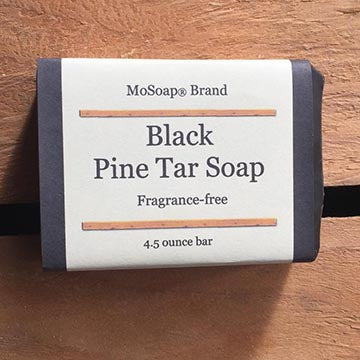 Black Pine Tar Goat Milk Soap