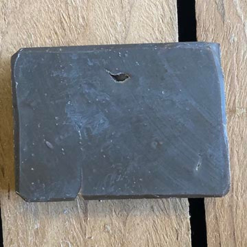 Fragrance free, vegetarian pine tar soap