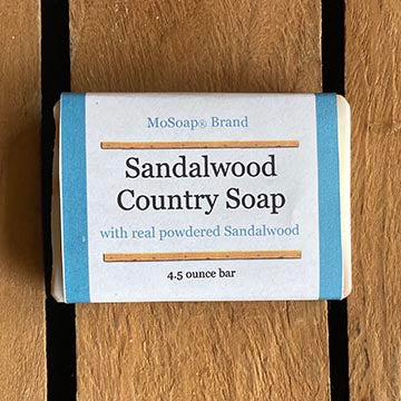 Packaging for Sandalwood Country Soap