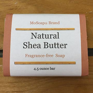 Natural unscented Shea Butter Olive Oil Handmade Soap