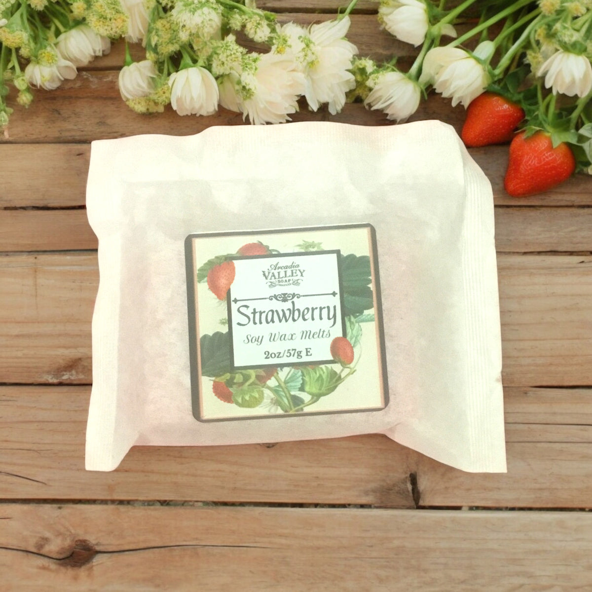 Strawberry Hand Poured Wax Melt