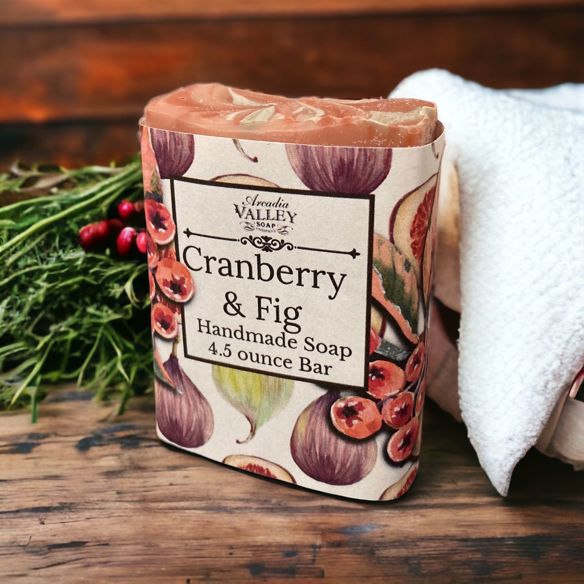 Cranberry and Fig Handmade Soap