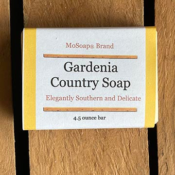 Packaging for Gardenia Country Lye Soap