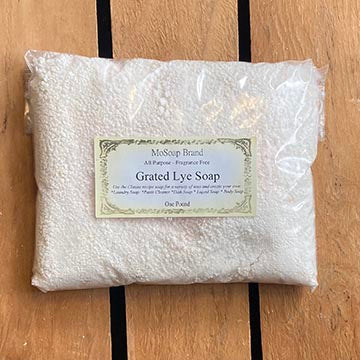Fragrance free Grated Lye Soap