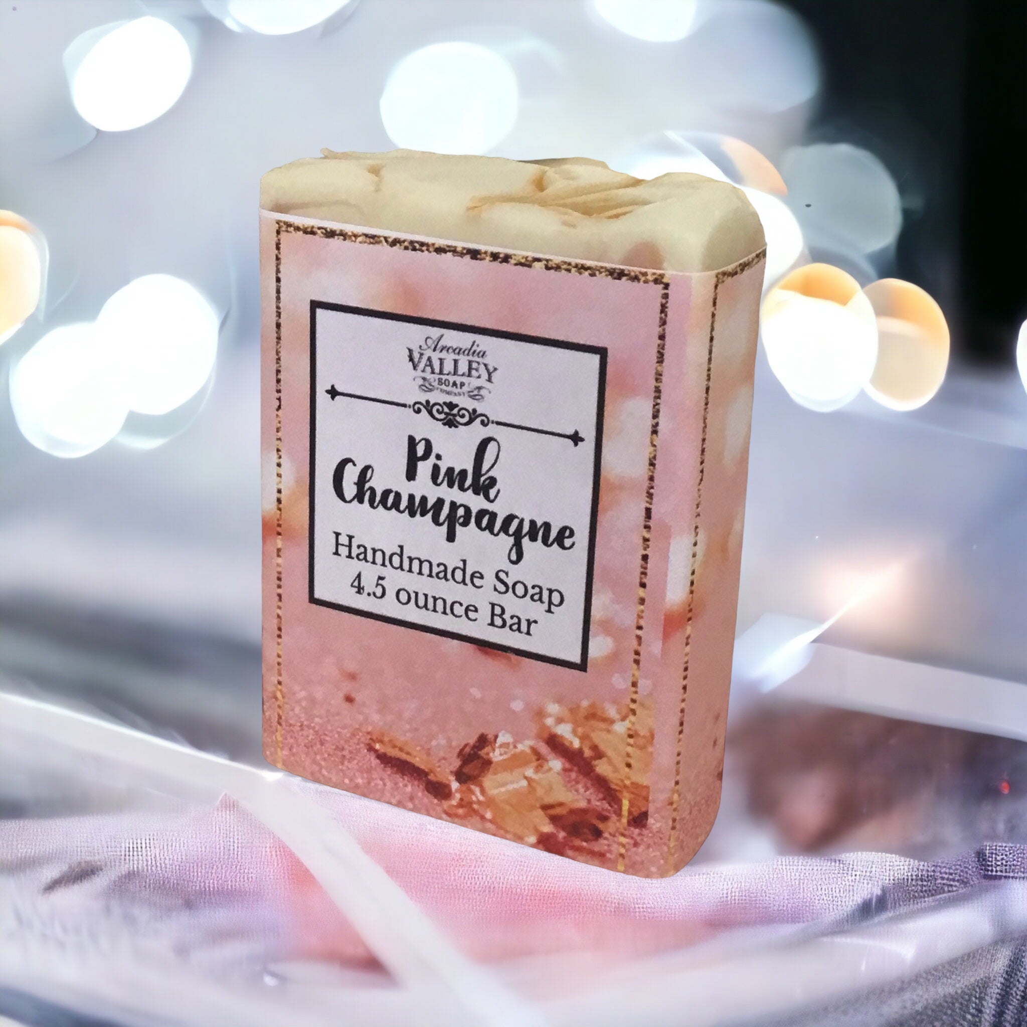 Pink Champagne Handmade Soap