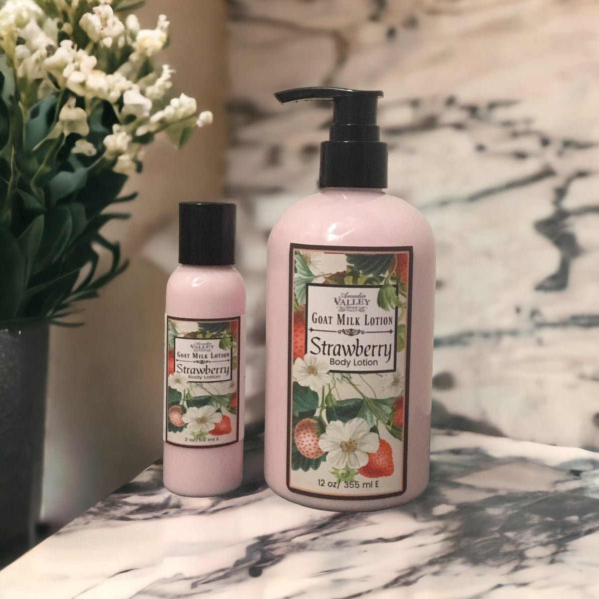Strawberry  Goat Milk Lotion