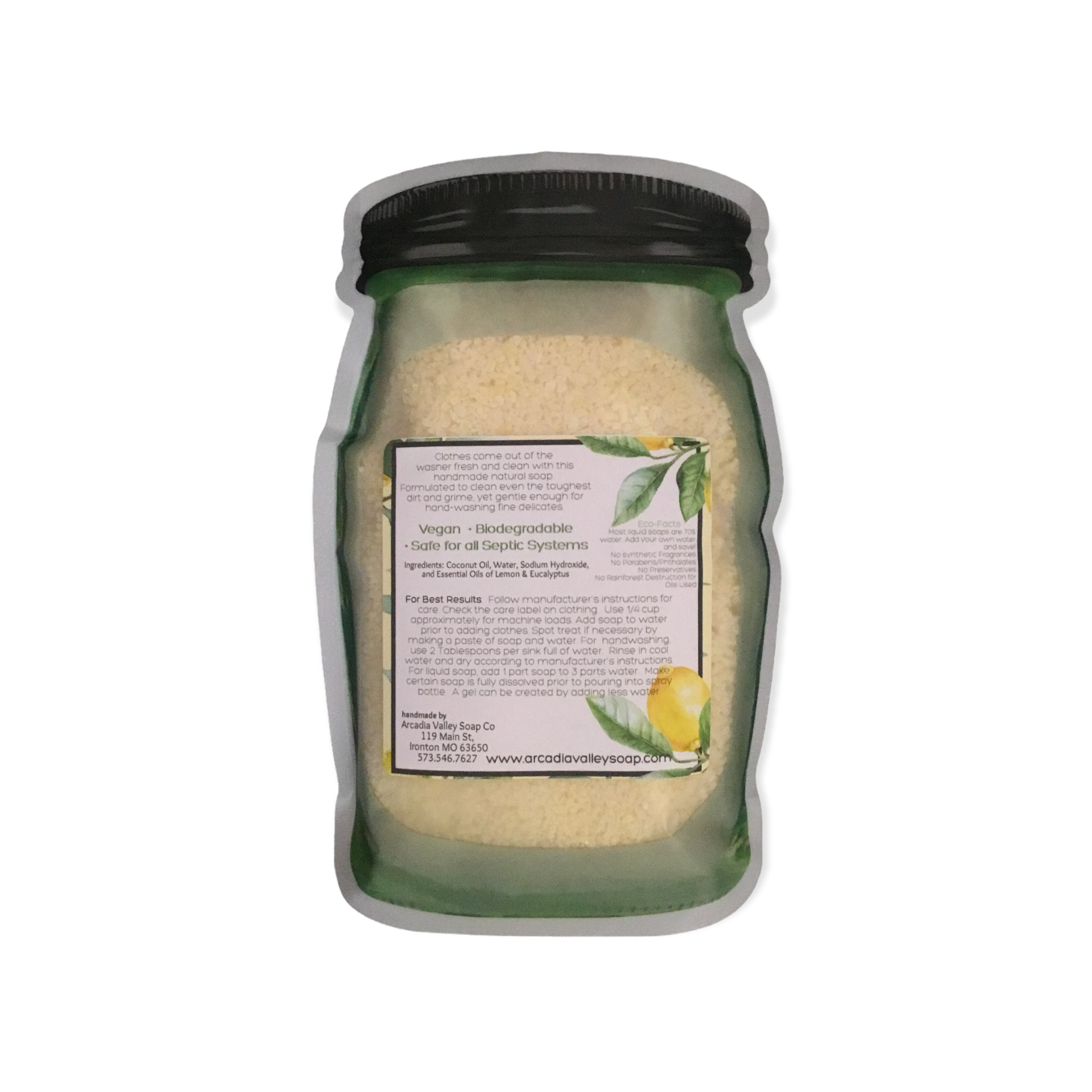 Lemon Eucalyptus Grated Soap