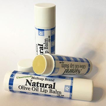 MoSoap Brand Natural Olive Oil Lip Balm Unflavored