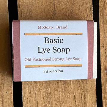 Packaging for Basic Lye Soap by MoSoap