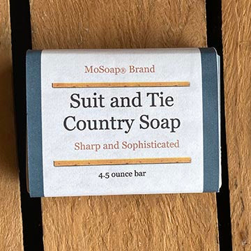 Packaging for Suit and Tie Country Soap